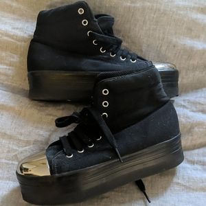Jeffrey Campbell Steel Toe Platform Hightop